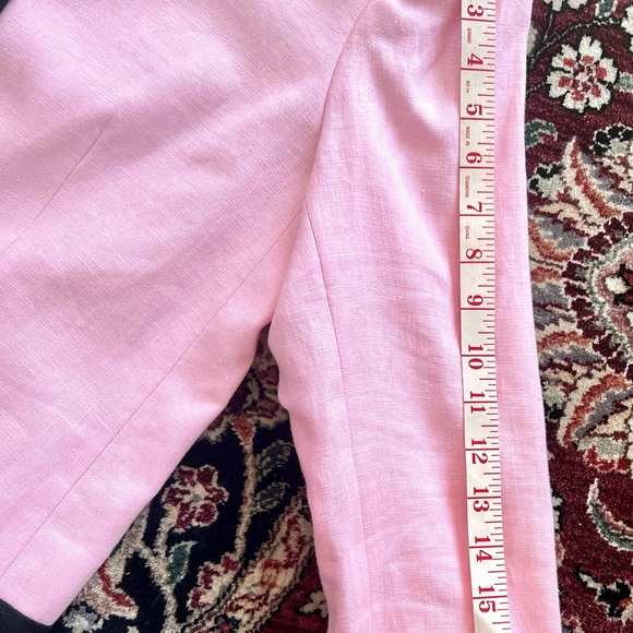 Stunning Pink & Black Ralph Lauren Jacket, Size 10, 100% Linen-Lined, Excel Cond - Picture 6 of 14